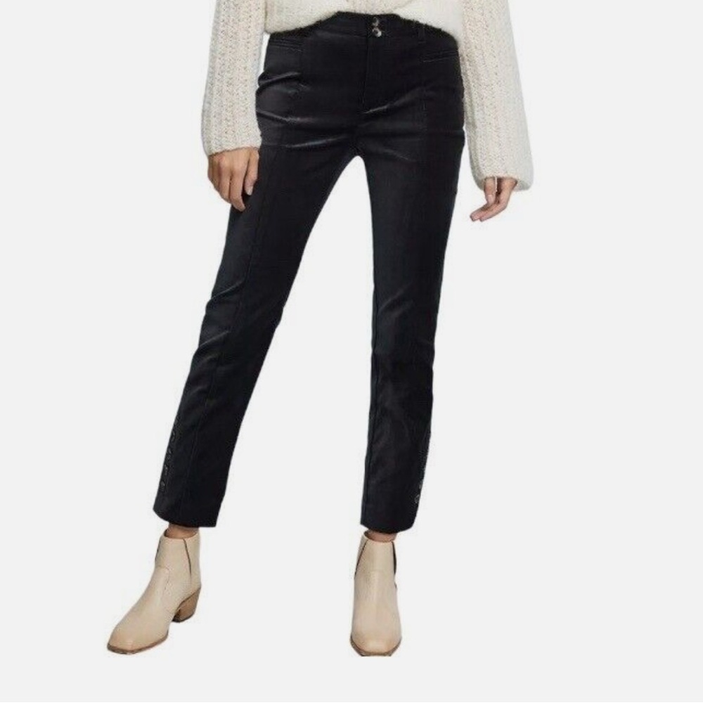 Anthropologie The Essential Slim Women’s Crop Velvet Pants